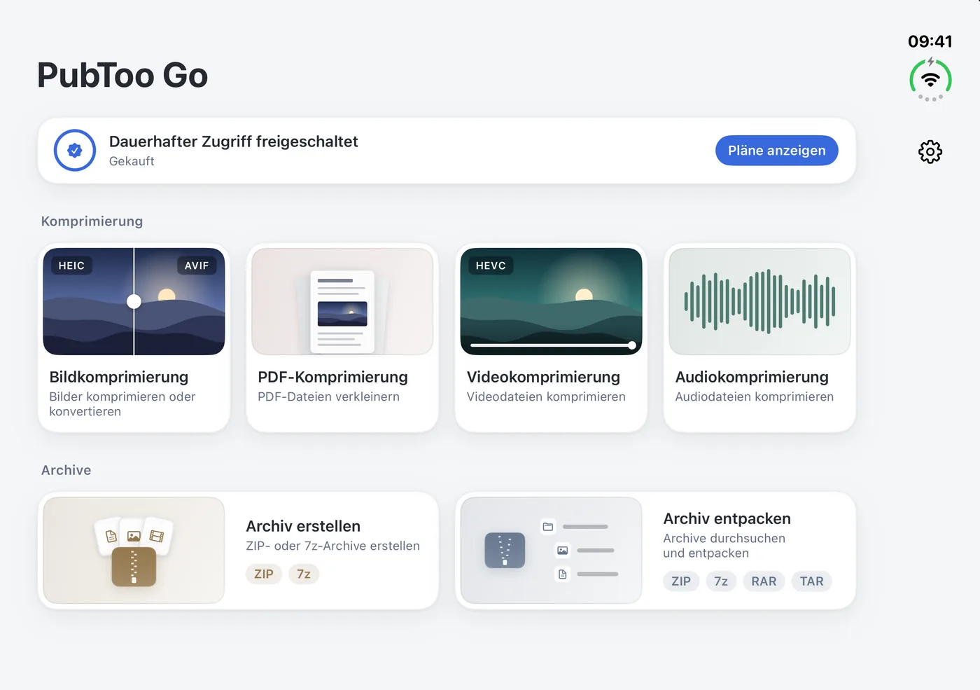 iPhone Duo · Aufgeklappt