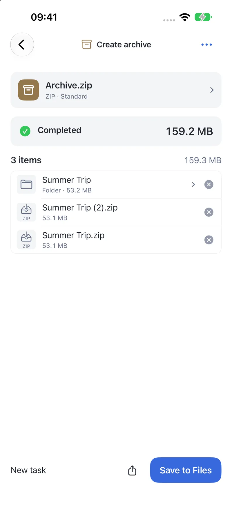 PubToo Go · Create archive